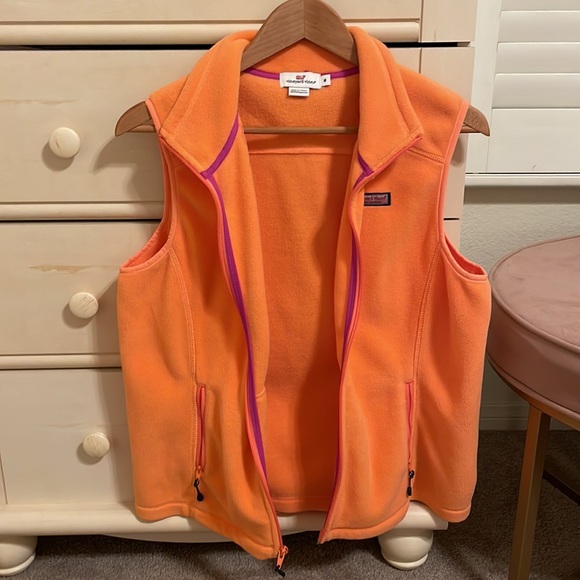 Vineyard Vines Jackets & Blazers - Medium Orange Vineyard Vines Vest